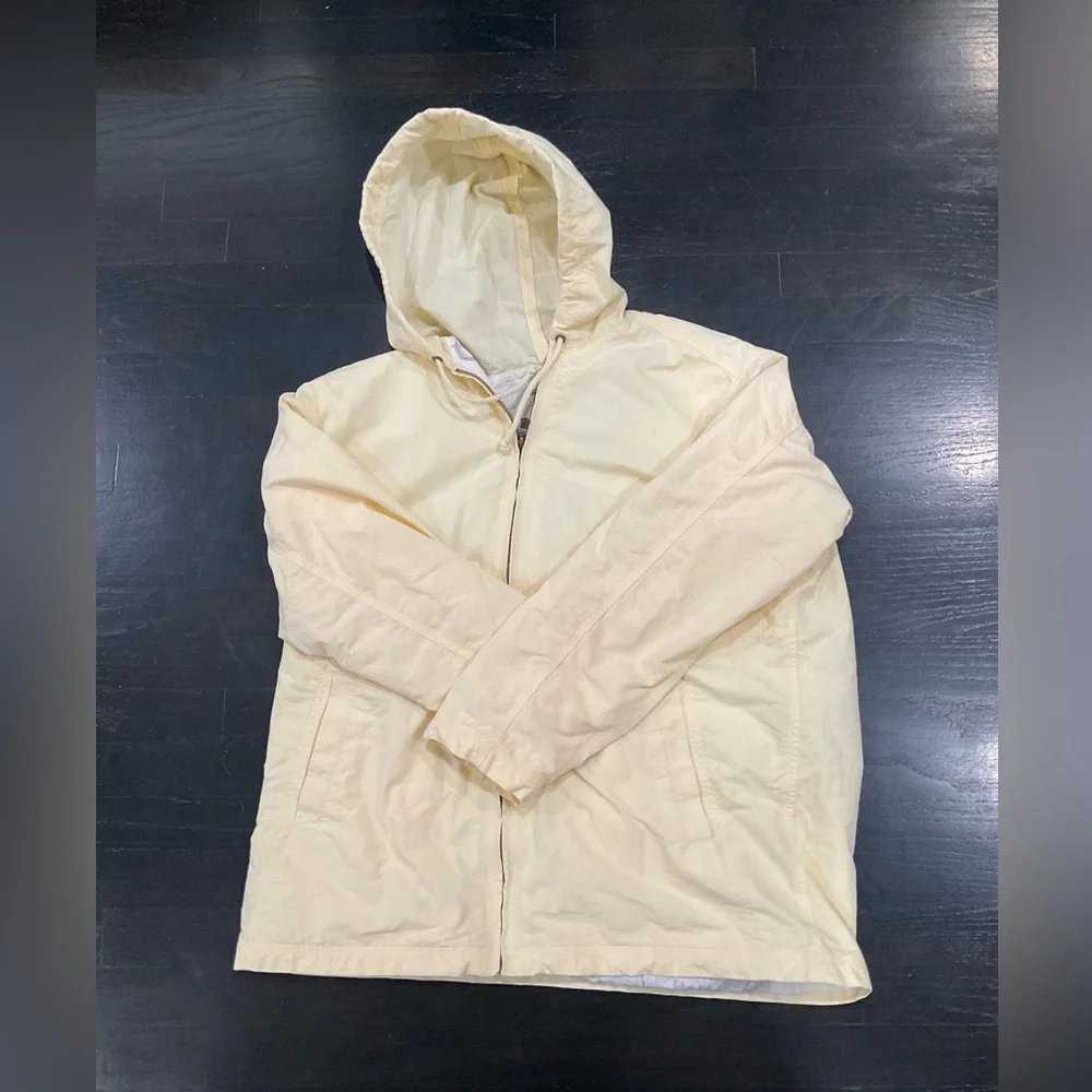 TOMMY BAHAMA LIGHT‎ YELLOW WINDBREAKER JACKET